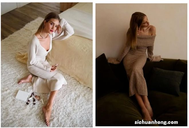 少了这条“温柔天花板”裙子,根本没法过冬天