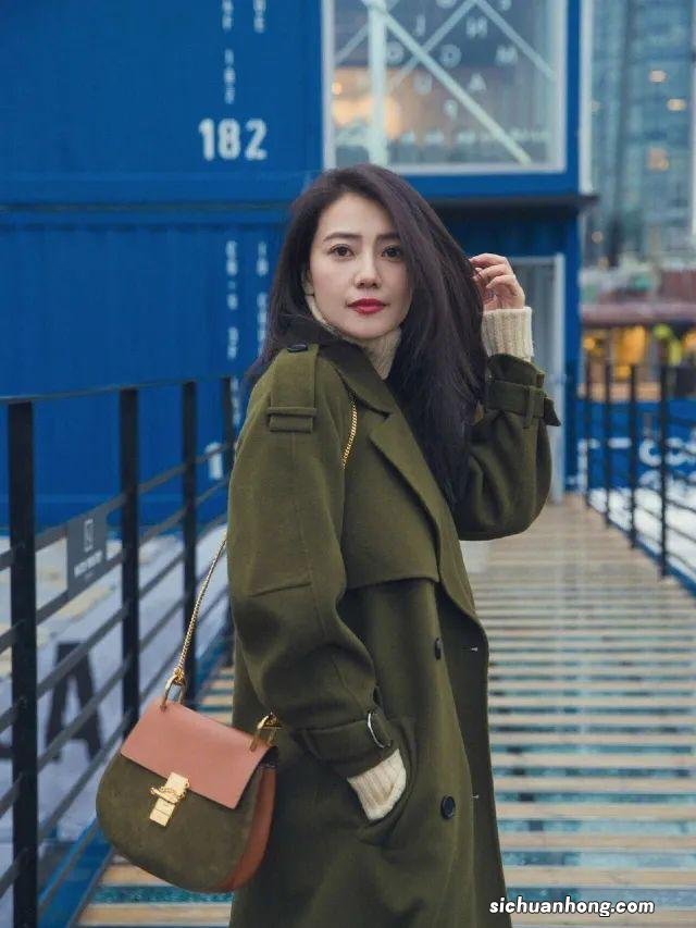 43岁不老女神高圆圆太会穿了,气质优雅高级