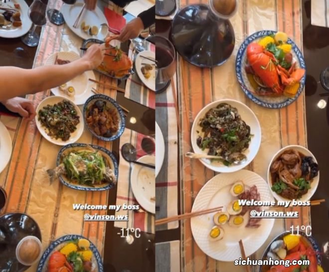 韦唯在美国豪宅开派对！海鲜大餐摆满桌，3个儿子超像家暴老爸