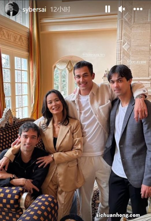 韦唯在美国豪宅开派对！海鲜大餐摆满桌，3个儿子超像家暴老爸