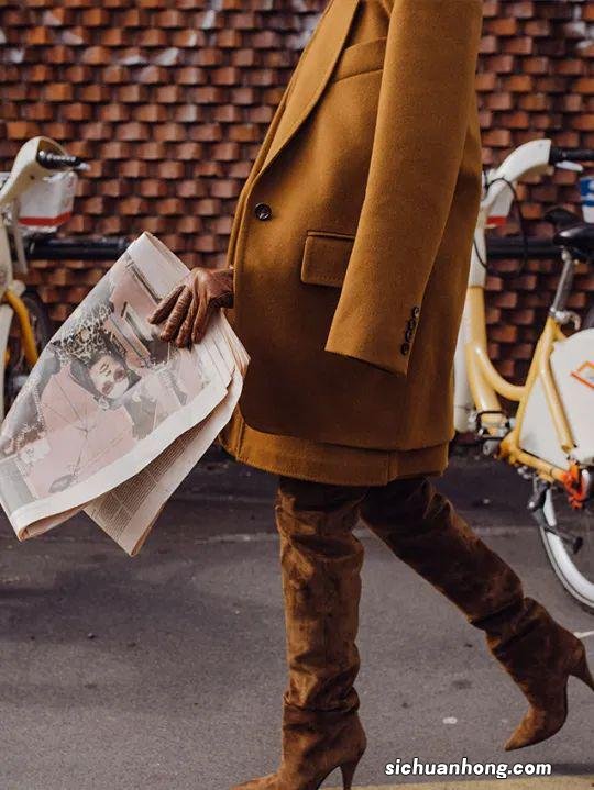 冬天的高级感,一件西装大衣就够了