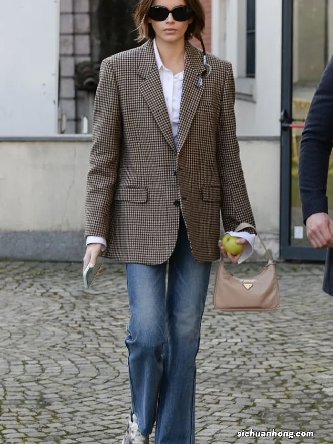 冬天的高级感,一件西装大衣就够了