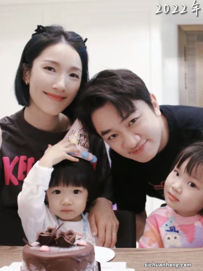 王祖蓝夫妇为女儿举办生日派对,4岁姐姐和2岁妹妹继承妈妈高颜值