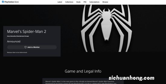 《漫威蜘蛛侠2》上架PS商店!发售日或将公布