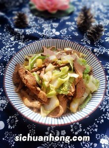猪肝和白菜怎么炒