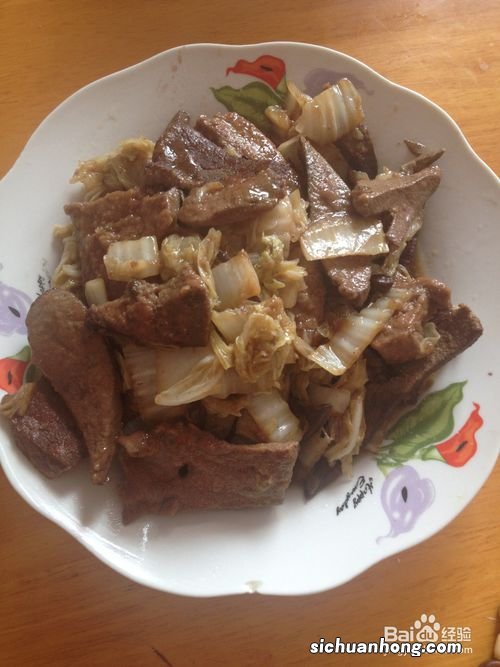 猪肝和白菜怎么炒