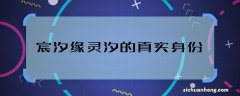 宸汐缘灵汐的真实身份 宸汐缘灵汐的真实秘密是什么