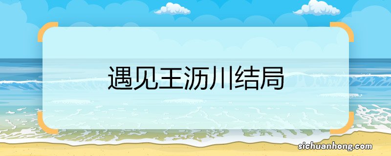 遇见王沥川结局 遇见王沥川结局是什么