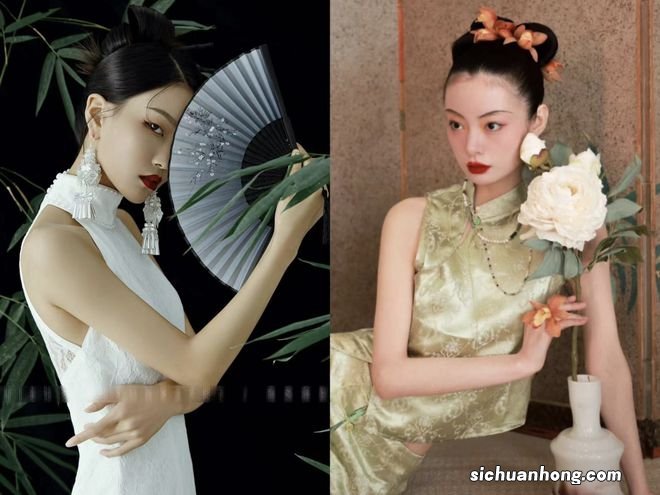 新中式的美,都是从头发丝儿开始的!