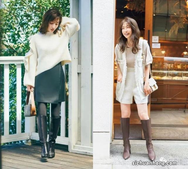 穿长筒靴必须要知道,保持平衡美的4个技巧