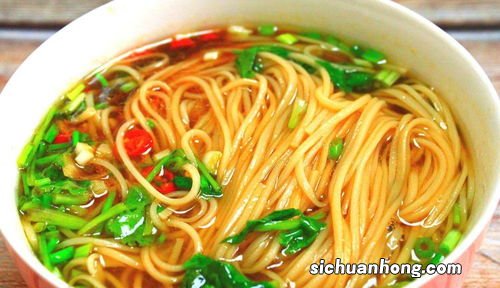 月子里热汤面怎么做