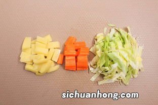 园白菜怎么切成块