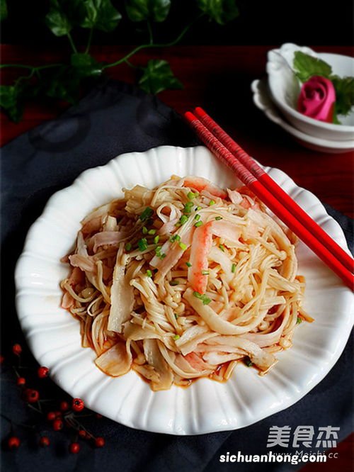 蟹棒金针菇怎么做好吃吗