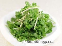 香菜和什么一起吃好