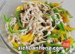 香菜拌金针菇怎么办