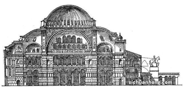 伊斯坦布尔的圣索菲亚大教堂：建筑史