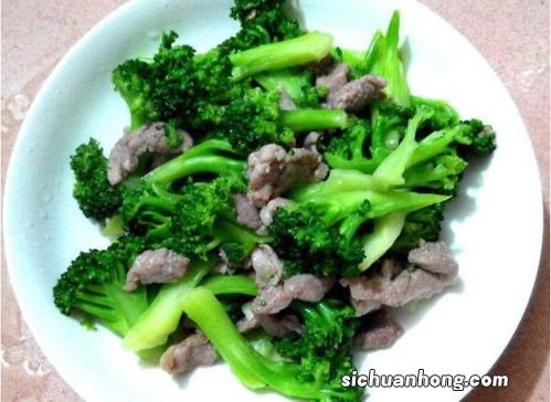 西兰花炒肉怎么做的