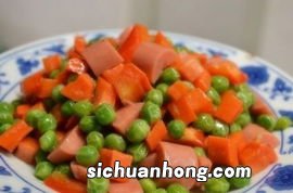 豌豆和火腿怎么炒