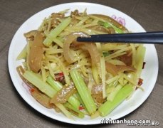 土豆条怎么炒好吃窍门