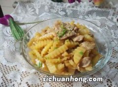 土豆炒猪肉怎么做好吃又简单的做法