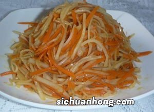 土豆 胡萝卜丝怎么做好吃