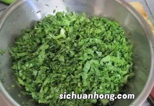 茼蒿怎么做饺子馅