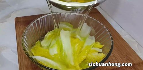 烫青白菜怎么做好吃