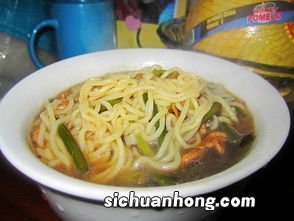 蒜薹肉丝面的怎么做好吃