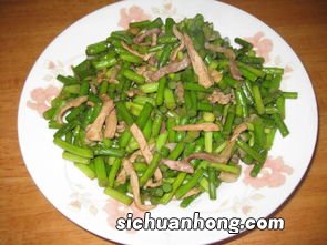 蒜薹肉丝面的怎么做好吃