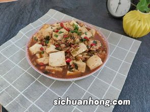 肉末青椒的豆腐怎么做