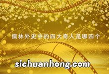 儒林外史中的四大奇人是哪四个 儒林外史中的四大奇人是