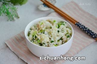 青菜咸肉炒饭怎么做
