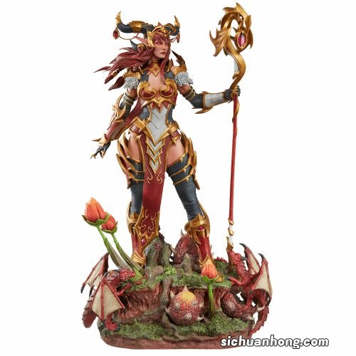 暴雪推出《WOW》红龙女王人形态雕像 售价约900美元