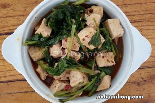 青菜炖豆腐怎么做