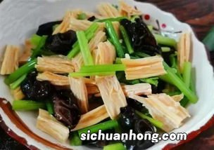 芹菜木耳腐竹凉拌怎么做好吃