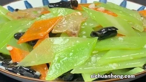 茄子莴笋怎么做好吃