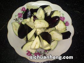 茄子切菱形怎么切视频教程