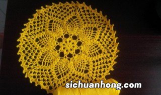 毛衣菠萝花编织法 菠萝花编织法