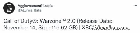 硬盘减负难！曝《使命召唤：战区2》容量仍有115GB