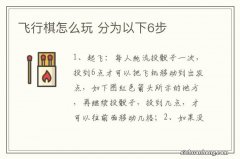 飞行棋怎么玩 分为以下6步