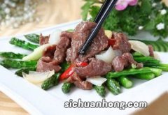 牛肉片怎么炒才绿