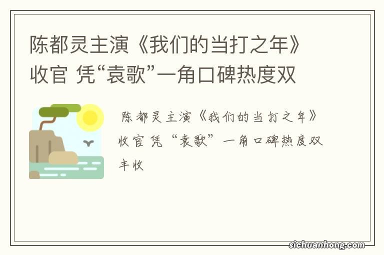 陈都灵主演《我们的当打之年》收官 凭“袁歌”一角口碑热度双丰收