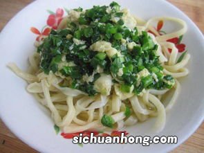 面条韭菜卤怎么做好吃吗