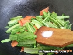 油麦菜和胡萝卜怎么做