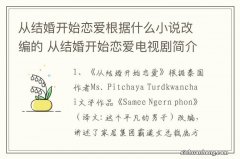 从结婚开始恋爱根据什么小说改编的 从结婚开始恋爱电视剧简介