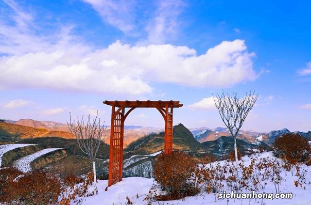 雪落鲁班山 心灵去雕饰