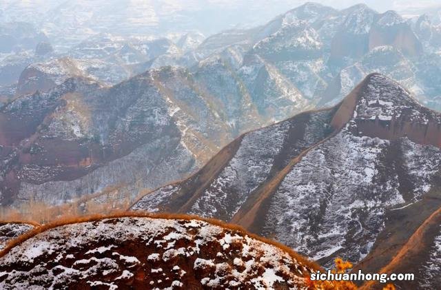 雪落鲁班山 心灵去雕饰