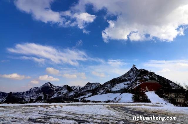 雪落鲁班山 心灵去雕饰