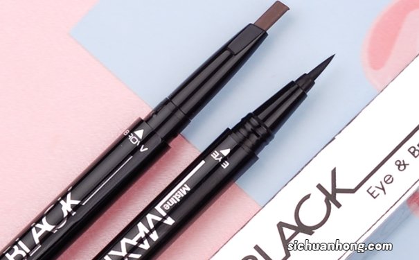 mistine双头眼线笔怎么用?