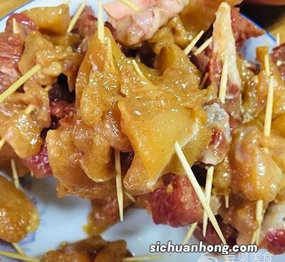 鸡肉的牙签肉怎么做